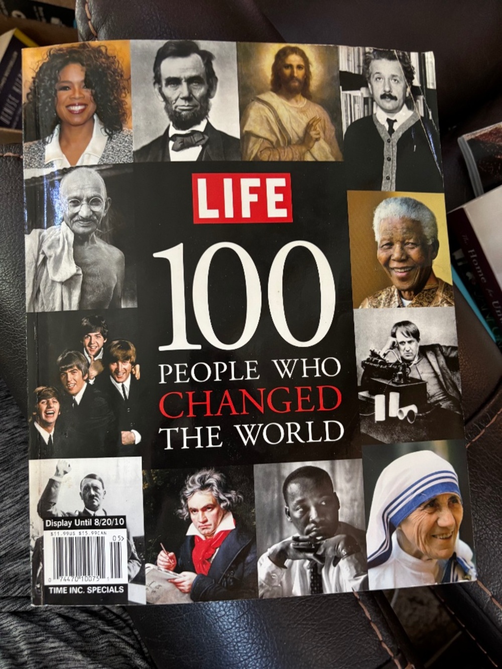 Life 100 People Who Changed the World Book